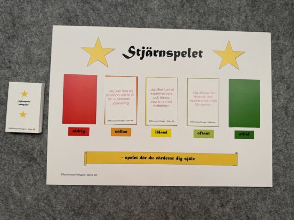 Stjärnspelet för förskolans pedagoger